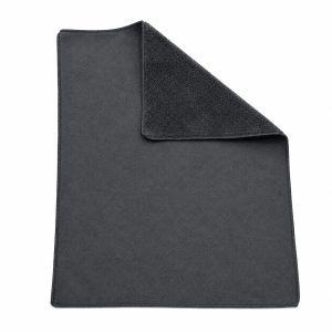 Prosop Auto din Microfibra, Flippy, 400 GSM, Absorbant, Moale si Reutilizabil, pentru Uscare si Curatare Auto, 20 x 30 cm, Gri