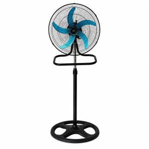 Ventilator Portabil, Flippy, Model Compact si Portabil,  Flux de Aer Racoritor, Utilizare Usoara si Confort in Zilele Calduroase, Ideal pentru Birou, Camera, 60W, 130x50 cm, Negru