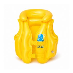 Vesta Gonflabila pentru Inot, Flippy, Model Gonflabil pentru Apa, Material PVC si Structura Gonflabila, Confort pe Apa, Stabilitate si Distractie pentru Vara, 51x46x45 cm, Galben