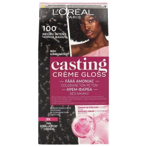 Vopsea pentru Par, Casting Creme Gloss, 100 Negru Intens