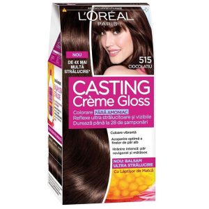 Vopsea pentru Par, Casting Creme Gloss, 515 Ciocolatiu