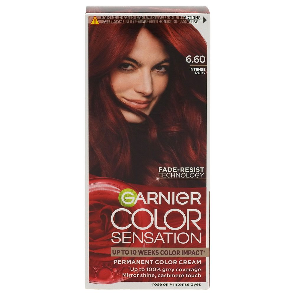Vopsea pentru Par, Garnier Color Sensation, 6.60 Rubin Intens