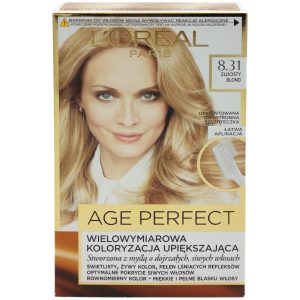 Vopsea pentru Par, Loreal Age Perfect, 8.31 Blond Auriu