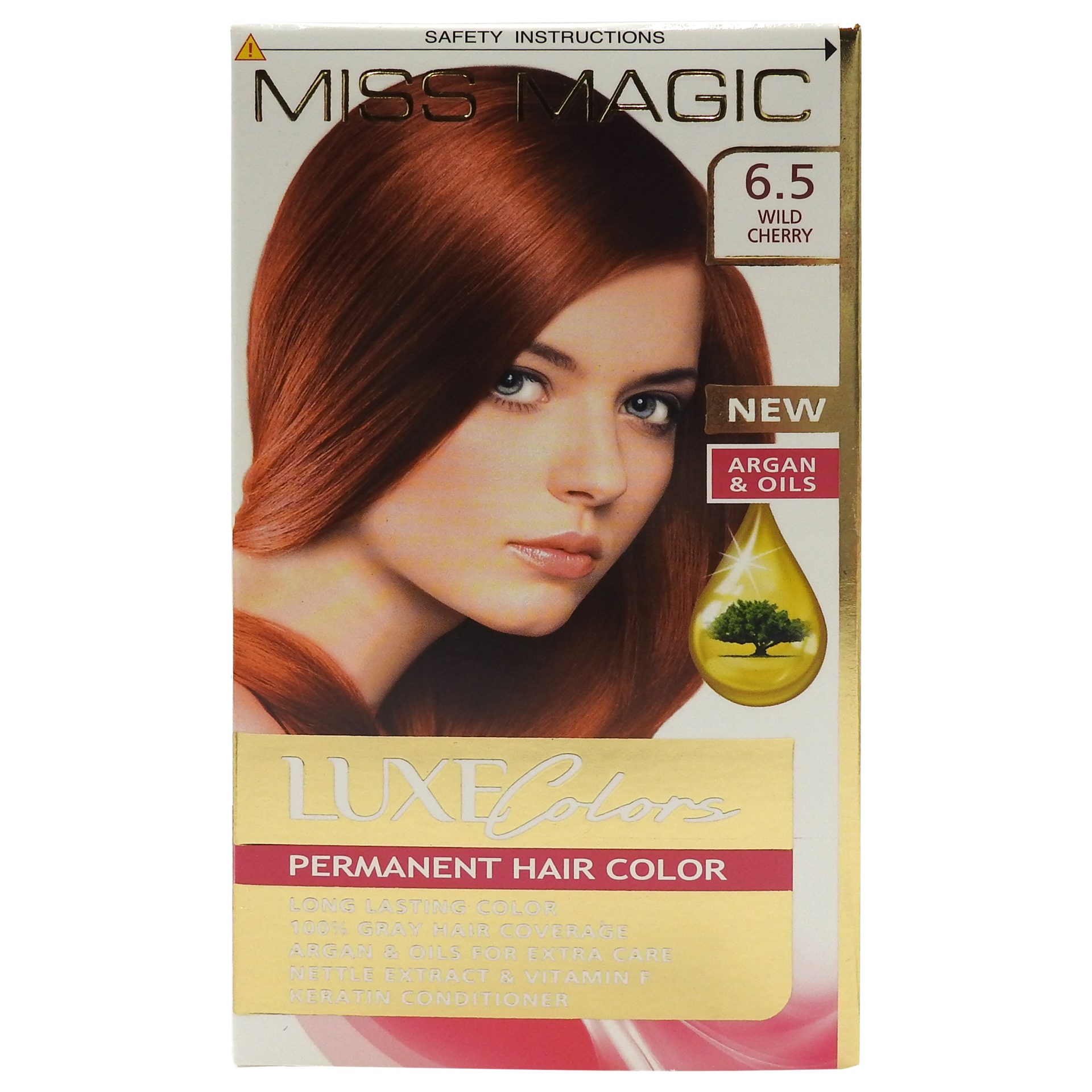 Vopsea pentru Par, Miss Magic, nr. 6.5 Cirese Salbatice