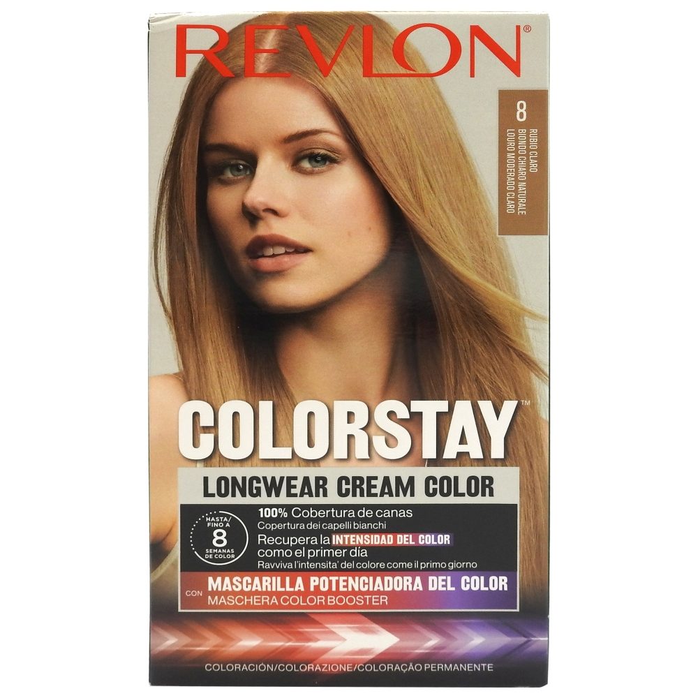 Vopsea pentru Par, Revlon Color Stay, 08 Medium Blonde