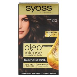 Vopsea pentru Par, Syoss, Oleo 3/10 Deep Brown