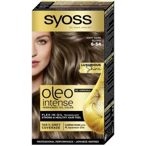 Vopsea pentru Par, Syoss, Oleo 5-54 Ashy Light Brown