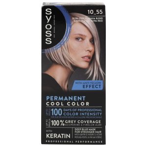 Vopsea pentru Par, Syoss Professional, 10-55 Ultra Platin Blond