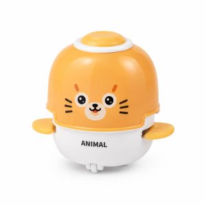Jucarie Interactiva cu Inertie, Flippy, Model Foca, Sunete si Lumini, pentru Copii 1-3 Ani, Portocaliu